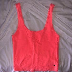 American Eagle Coral Crop Top